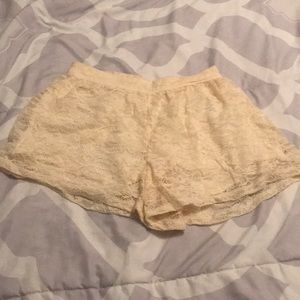 Lace shorts